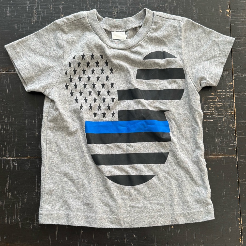 A Thin Blue Line Mickey Mouse Toddler Shirt